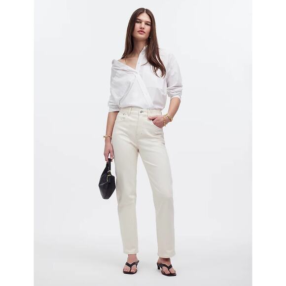 Madewell The '90s Straight Jean Stretch High Rise VTG Canvas 31 - Picture 1 of 6